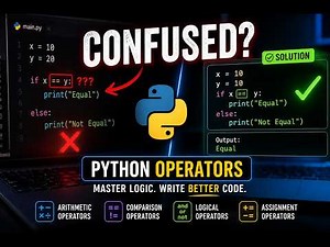 Python Operators Explained Simply | Master Logic In 5 Minutes