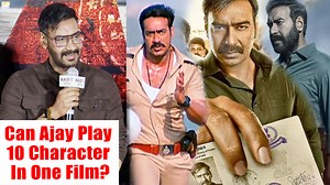 Can Ajay Devgn play 10 characters in 1 film like Govinda? Drishyam x Raid x Singham crossover 😳 #govinda #AjayDevgn #Raid2 #Dhrishyam #Singham #MovieTalkies | Movie Talkies