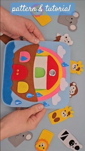 Noah's Ark Page for Quiet Book – Step-by-Step Guide