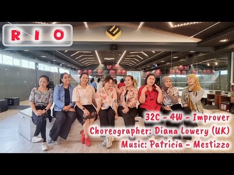 Line Dance | Rio | Chor: Diana Lowery (UK) #nocopyrightmusic