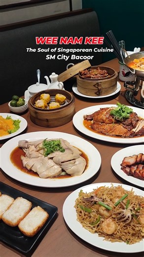 A legacy of flavor continues in the Philippines 🇸🇬🍽️ Wee Nam Kee, the iconic Singaporean heritage brand renowned for its legendary Hainanese chicken rice, officially opens its first Philippine location at SM City Bacoor. Founded on the philosophy of cooking with heart, the brand brings over 35 years of tradition, carefully prepared poached and roasted chicken, fragrant rice, signature sauces, and well-loved Singaporean favorites to Cavite. Experience time-honored flavors, world-class quality,