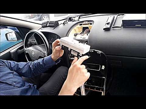 How To Disassemble The Center Console Opel Astra G II Vauxhall - Central Console - TID - MID