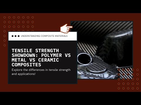 Tensile Strength Comparison of Composite Materials | Polymer vs Metal vs Ceramic Matrix Composites
