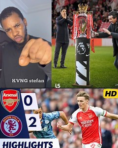 34K views · 4.7K reactions | Arsenal was robbed so sad … Arsenal vs Aston Villa (0-2) | All Goals & Extended | KVNG stefan | Facebook