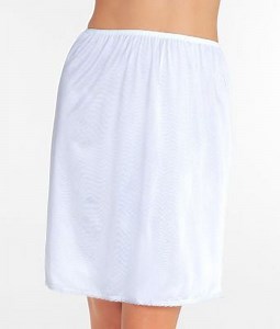 Vanity Fair Lingerie Women's Everyday Layers Single Slit Half Slip - Sleek Nylon, Smooth Fit, Multiple Lengths