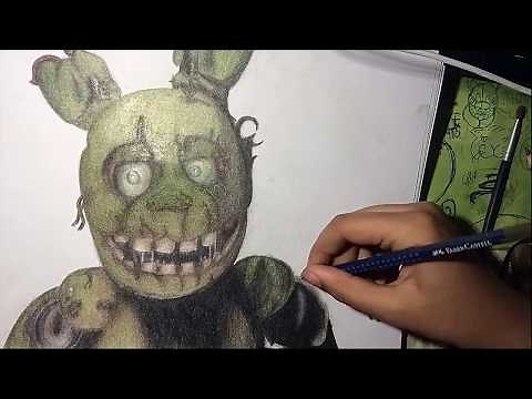 Drawing Springtrap [FNaF 3] - Requested Art