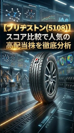 【ブリヂストン(5108)】スコア比較で人気の高配当株を徹底分析