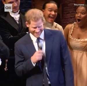 496K views · 2.8K reactions | Prince Harry stole the show at a performance of US musical Hamilton with a brief local performance. Let's take a look at how other politicians have shown off their vocal cords https://cnn.it/2wAzEf3 | CNN | Facebook
