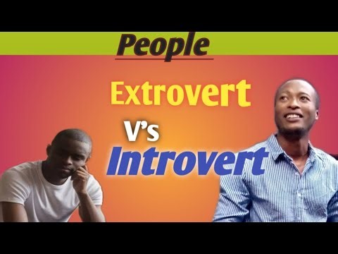 Introvert people vs Extrovert people