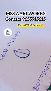 15K views · 66 reactions | Thread Work Series  Leaf Filling ✨...