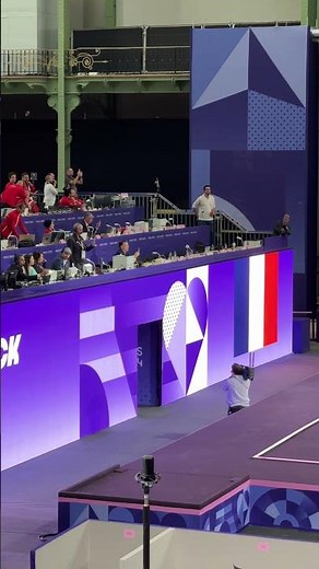 2024 Olympic Games, Fencing, Individual Epee, Semifinal, Yannick Borel (FRA) before the bout