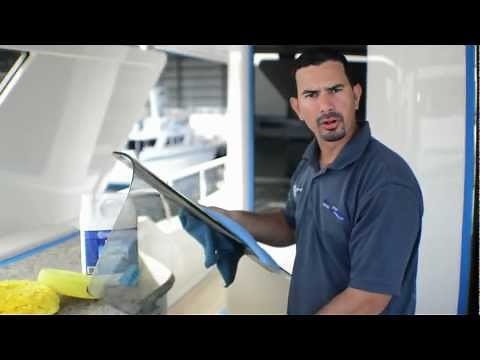 How to polish boat acrylic windows