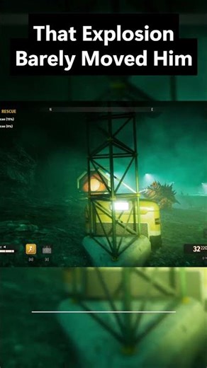 That explosion was completely useless against him #gaming #viral #shorts