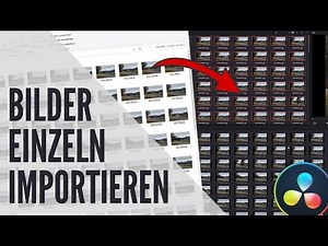 Tutorial: Mehrere Fotos als EINZELBILDER importieren - DaVinci Resolve 16 |(Deutsch)