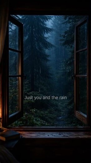 Rainy Forest Through an Open Window 🌧️🌲 Sleep Ambience