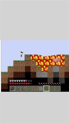 can I beat 2D Minecraft #minecraft