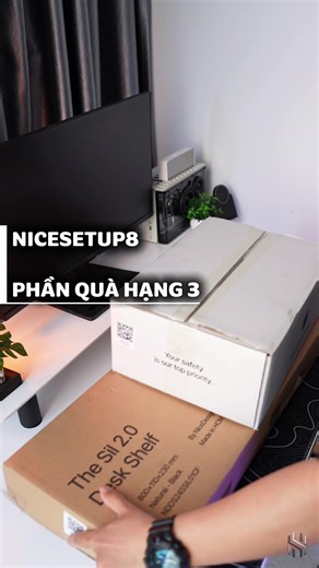 Vừa rồi mình có tham gia cuộc thi, Nicesetup8 của gruop cùng nhau setup, mình đã tranh giải hạng 3. Cám ơn vì món quà setup đến từ Nicedesign.#gamingsetup #setupgaming #desksetup #gamingvibes #huyhoangsetup @