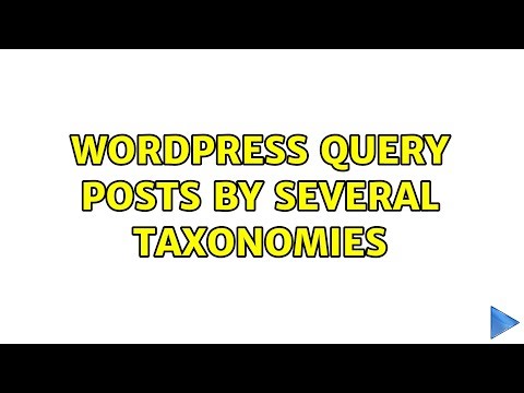 WordPress query posts by several taxonomies