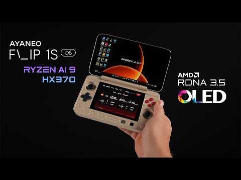 AYANEO Flip 1S DS First Look! The Most Powerful Dual Screen Handheld