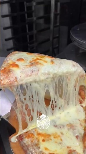 How to Make the Ultimate Cheese-Crust Pizza 🍕🧀 #usa #cooking #streetfood #viral