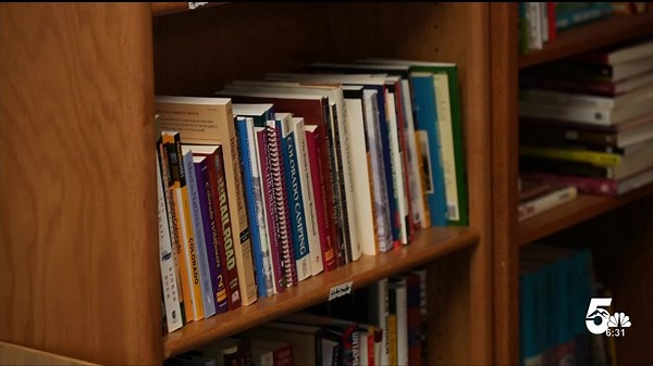 Volunteers opening temporary library following the Rockrimmon Library's closure