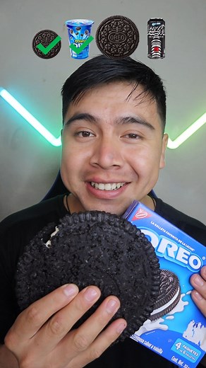 ASMR de OREO gigante?🍪🤤#mukbang #mubang #oreo #reto | Ivancii