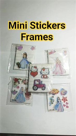 Mini stickers frames #diy #sticker #frame #ytshorts