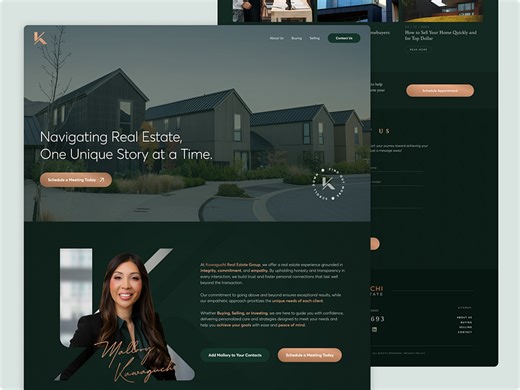 Real Estate Website Design – Luxury Design & Development