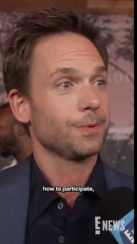 Patrick J Adams suits up for his new title: girl dad