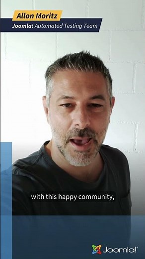 Joomla! Automated Testing Team, Allon Moritz — #Joomla #OpenSource #AutomatedTesting