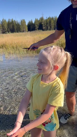My daughters first time catching a fish on a fly rod #flyfishing | Rowley Adventures