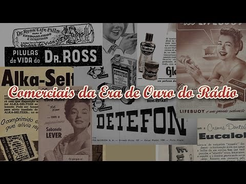 A Era de Ouro do Rádio: Comerciais e Jingles Famosos dos Anos 40.