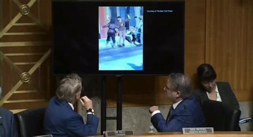 Heads of U.S. Immigration and Customs Enforcement, U.S.Customs and Border Protection, and U.S. Citizenship and Immigration Services testify before a Senate oversight committee. The committee played video evidence from the day Alex Pretti was killed by agents: PAUL: I see nothing here, I mean not even a hint of something that was aggressive on his part. Everything was retreat… he tries to assist the woman to get up, he’s violently sprayed and it just continues… ——— PETERS: I think what we saw rig