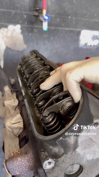 2009, GMC Sierra 1500, 5.3L. Engine was misfiring. Found rocker arm not moving on cylinder 1 #engine #carrepair #mechanic