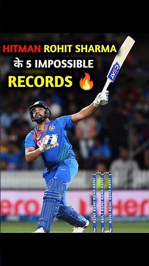 Rohit Sharma के 5 Unbreakable Records 😈