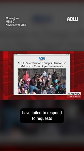 12K views · 455 reactions | We sued the federal government for more information concerning how ICE could expand its air travel infrastructure to carry out mass deportations. The public deserves to know how our tax dollars could be used to rip apart our communities. | ACLU | Facebook