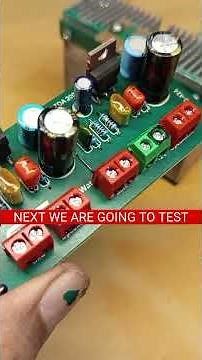 diy 2 channel power amplifier use tda2002 or tda2003