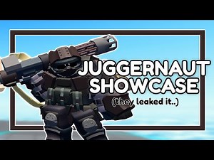 TDS JUGGERNAUT SHOWCASE | Roblox Tower Defense Simulator