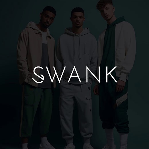 SWANK: Sleek Text-Based Fashion Logo