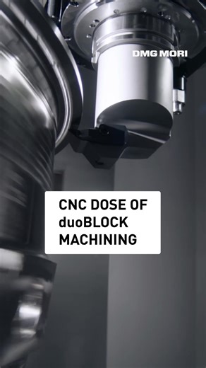 The duoBLOCK series shows what 5-axis machining is all about – dynamic movements, flawless finishes, and pure performance. Just press play and enjoy the process. ⚙️ #dmgmori #dmgmorinews #duoBLOCK #5axis #cnc #satisfying #metalworking #fyp