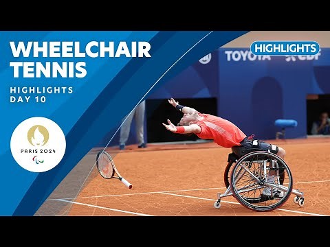 🎾 Wheelchair Tennis Highlights | Day 10 | Paris 2024 Paralympic Games