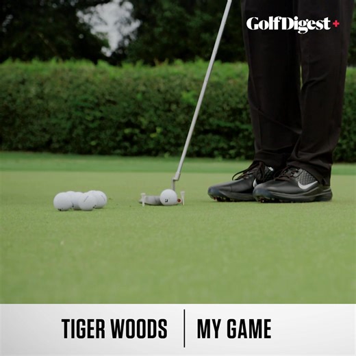 16 reactions | Learn how to hit the ball in the middle of the putter's face with Tiger's 'Tee Drill.' | Golf Digest | Facebook
