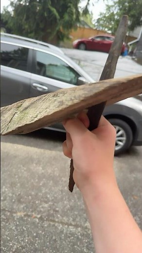 How to make a wooden pickaxe in real life