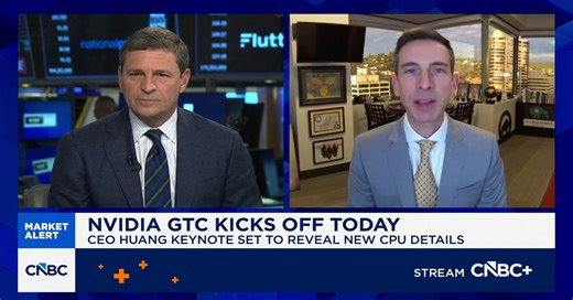 We're looking for a new chip announcement at Nvidia GTC, says DA Davidson's Gil Luria