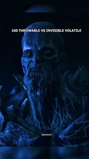 100 Throwable Vs Volatile Dying Light Beast #shorts #dyinglight