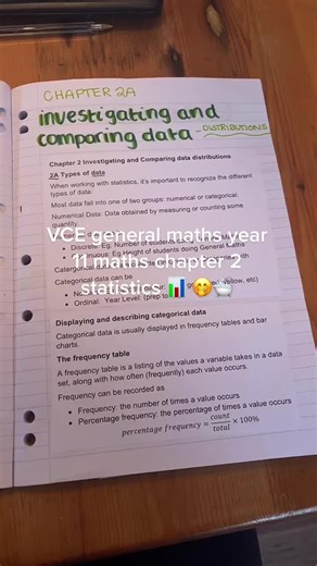 VCE year 11 maths notes on statistics #fyp #fypシ #maths #year11 #statistics #ihatemaths