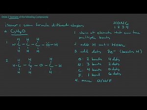 How to draw Isomers of Simple Covalent Compounds
