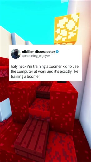 I'm training a zoomer kid to use the computer at work