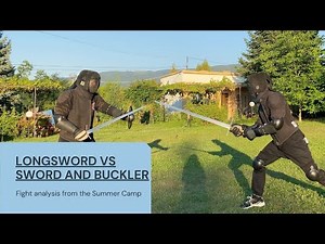 Historical fencing fight analysis - Longsword vs Sword and Buckler