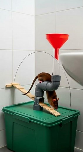 OMG Mice fall one by one transparent prank unbelievable reactions #prank #funny #viral